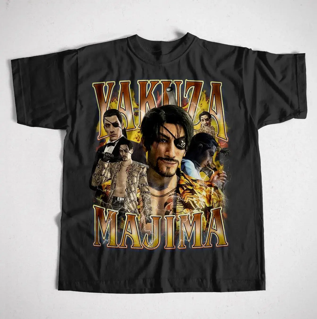 Esports Gaming Shirts - Camiseta Gráfica de Jogos Japonesa Vintage
