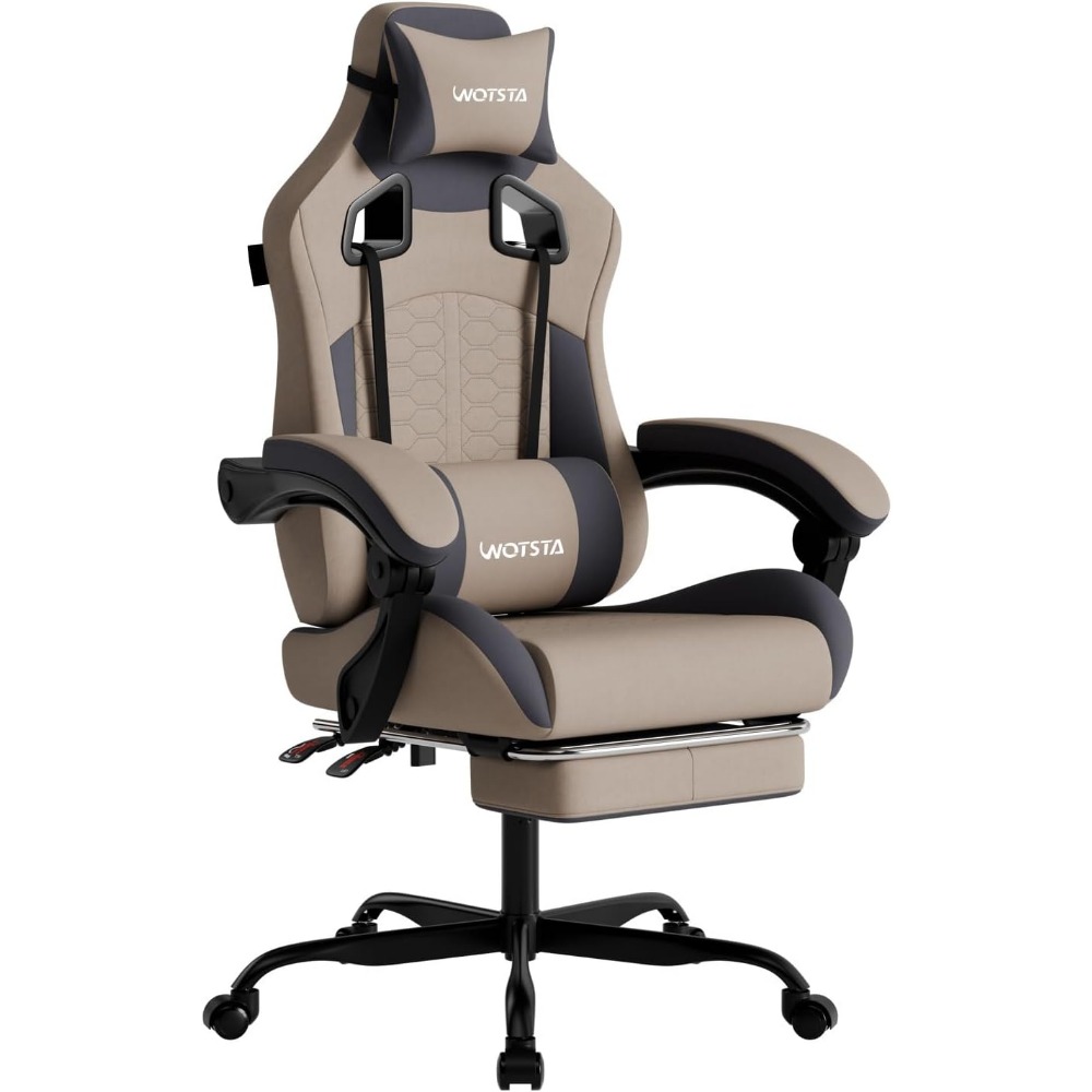 Gaming & Esports District - Cadeira de Jogos Ergonômica com Massagem,