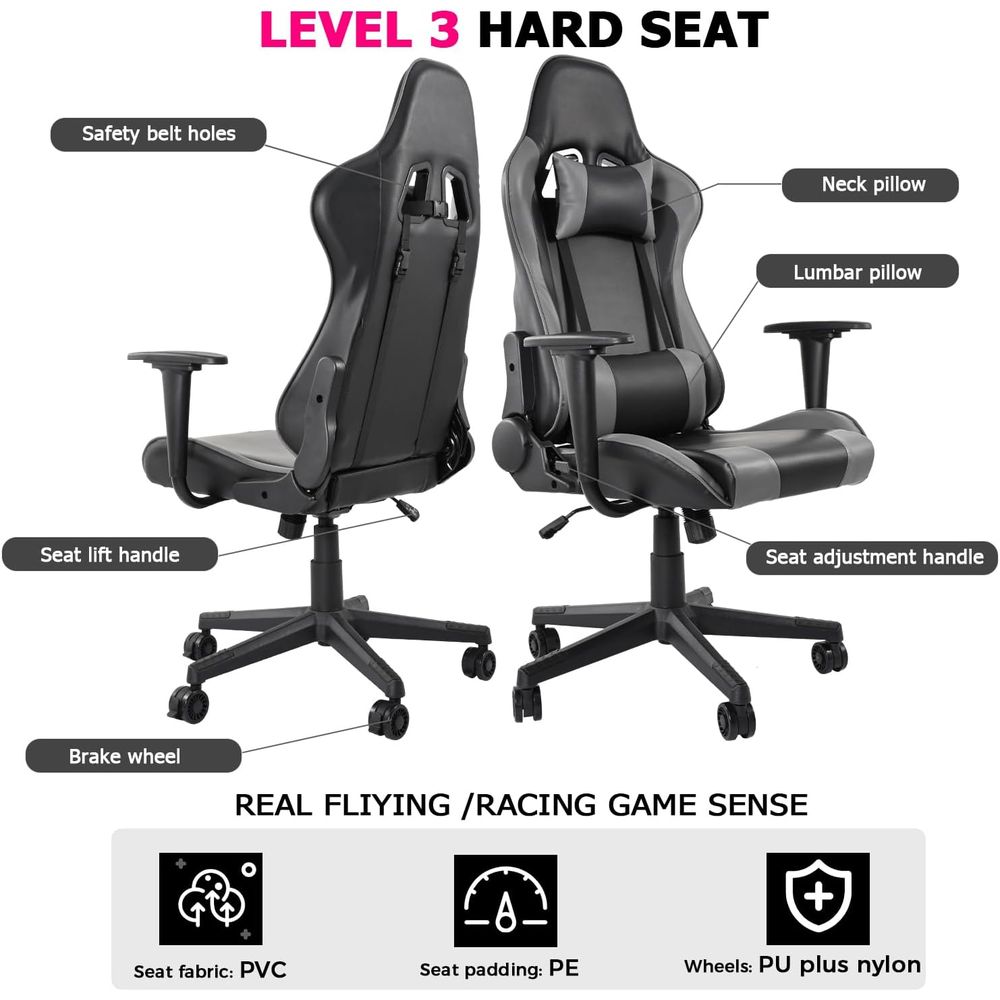 Cadeira de Jogos Reclinável co - Gaming & Esports District avaliação e preço