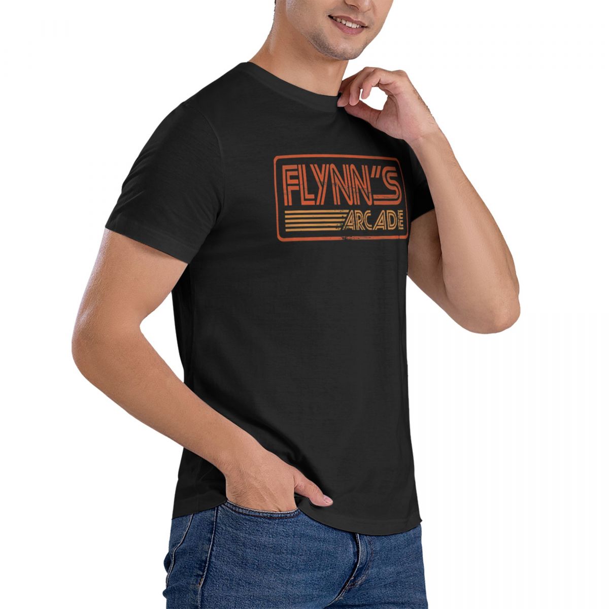 Camiseta de algodão com gola r - Esports Gaming T Shirt avaliação e preço