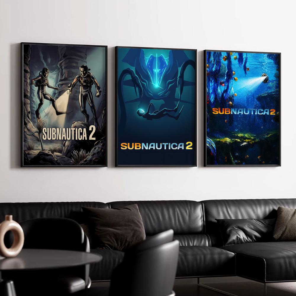 S-SubnauticaS 2 Poster HD Deco - Esports Gaming Wallpaper avaliação e preço