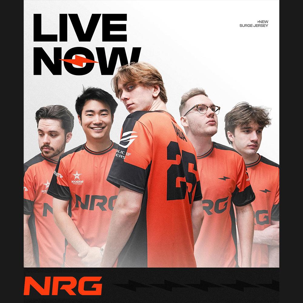2025 NRG Esports Surge Jersey  - Esports Gaming T Shirt avaliação e preço