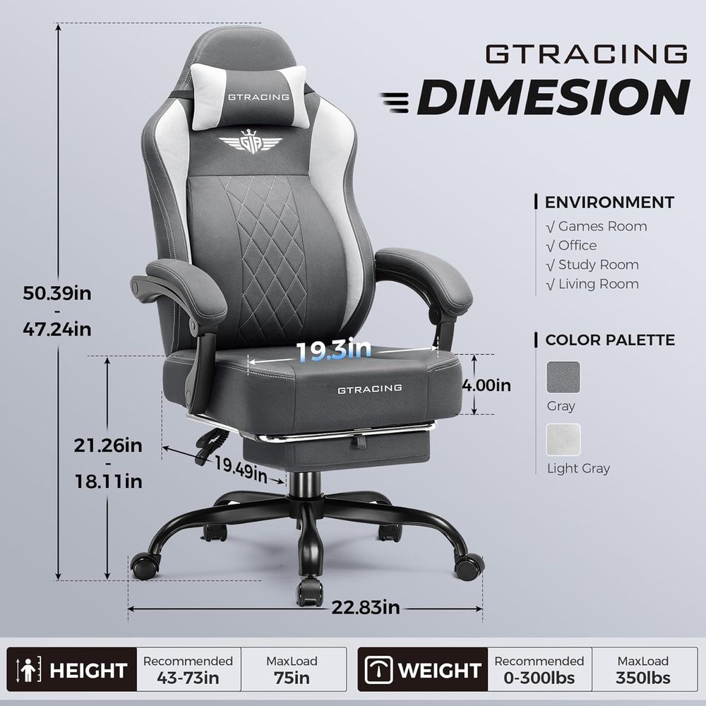 Cadeira de Gaming Ergonômica c - Gaming & Esports District avaliação e preço