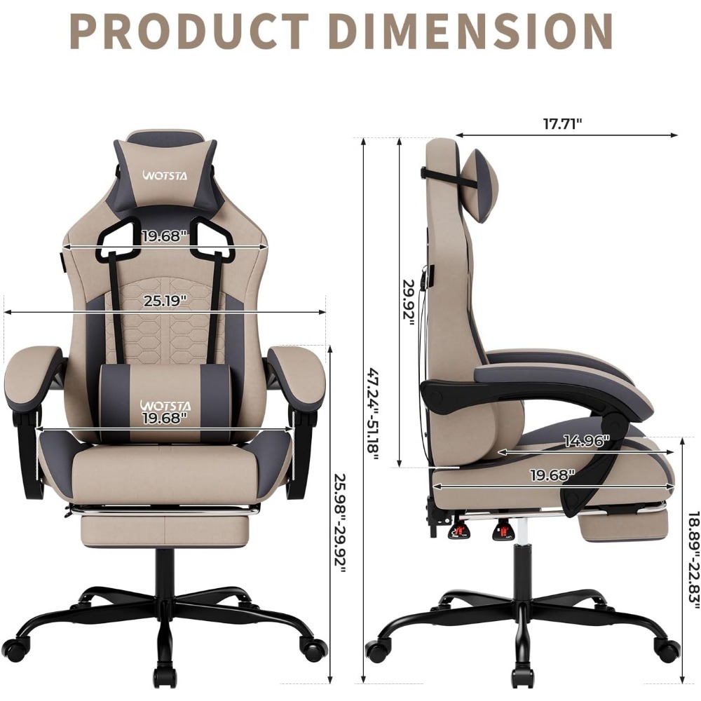 Cadeira de Jogos Ergonômica co - Gaming & Esports District avaliação e preço