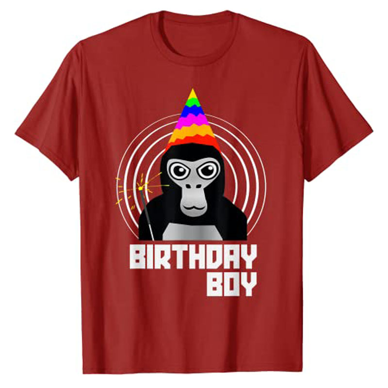 Camiseta Gorilla Tag Birthday  - Esports Gaming Shirts avaliação e preço