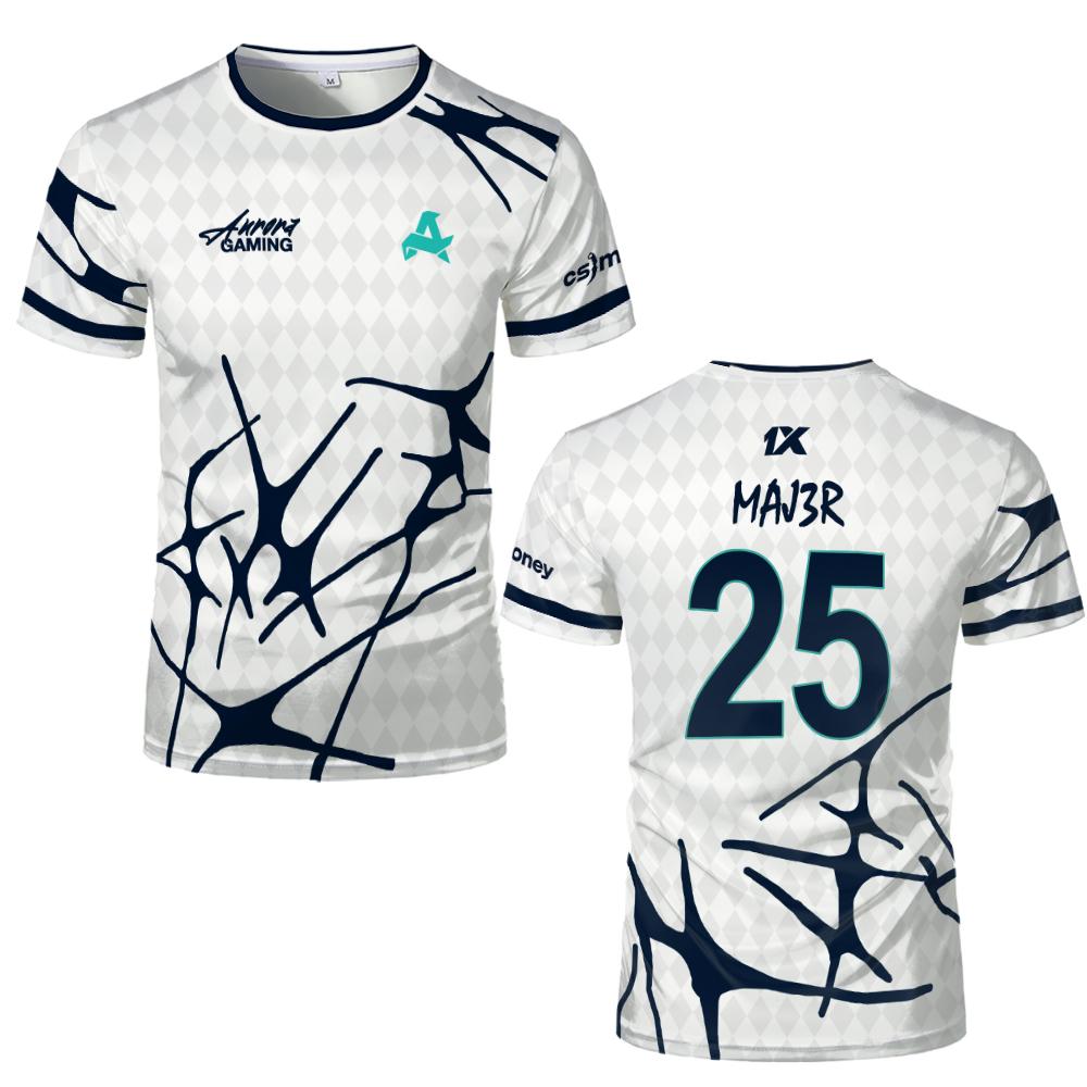 Equipe de esportes Aurora Gami - Esports Gaming T Shirt avaliação e preço
