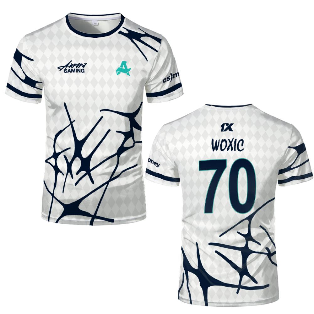 Equipe de esportes Aurora Gami - Esports Gaming T Shirt avaliação e preço