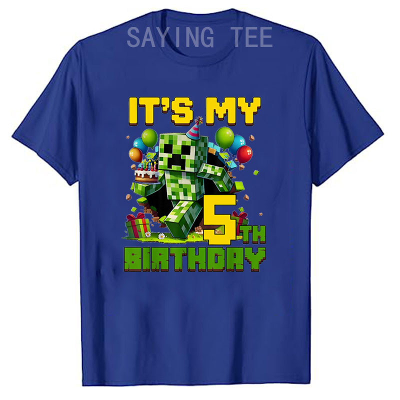 É meu 5o aniversário videogame - Esports Gaming Shirts avaliação e preço