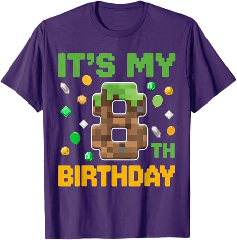 Aniversário menino é meu 8o an - Esports Gaming Shirts avaliação e preço